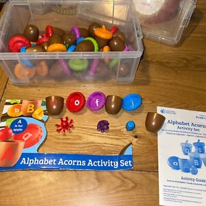 Learning Resources Alphabet Acorns Activity Set
