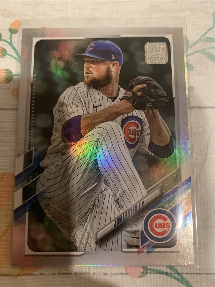 2021 Topps Series 1 Base Rainbow Foil #278 Jon Lester - Chicago Cubs - Image 1 of 2