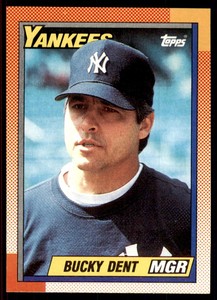 1990 Topps Bucky Dent Baseball Cards #519