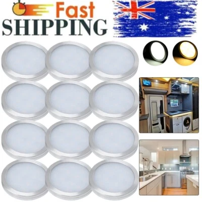 12V LED Down Light Interior Ceiling Caravan Camper Trailer Lamp Warm/Cool White - image 1 of 4