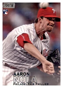 Stadium Club Aaron Nola Rookie 2016 RC MLB Inserto PWE Phillies #295 - Imagen 1 de 2