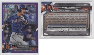 2018 Bowman Chrome Prospects Mega Box Purple Mojo Refractor /250 Andres Gimenez