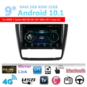 Android Car Radio GPS Player 2+32G For 04-11 BMW 1Series E88 E82 E81 E87 Auto AC - Bild 1 von 23