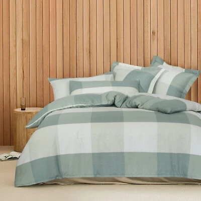 AMSONS 2000TC Hotel Soft Quilt Cover Pillowcases Set Single/Double/Queen/King Size 2025