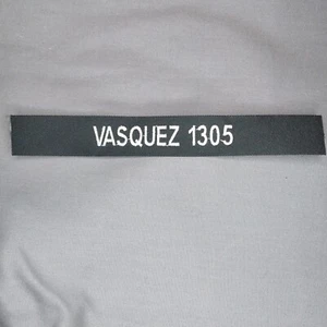 VASQUEZ 1305 Name Strip Tab Patch 7 3/4" - Picture 1 of 2