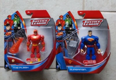 ¡NUEVAS FIGURAS DE ACCIÓN DC COMICS LIGA DE LA JUSTICIA SUPERMAN Y FLASH! C27 Foto 1 de 2