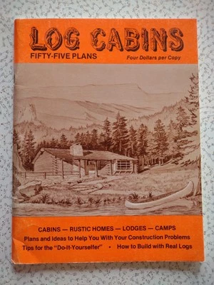 Log Cabins: Fifty-Five Plans / Designs Air-Lock Log Company - Image 1 of 4