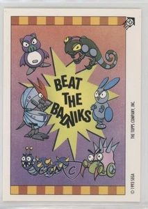 1993 Topps Sonic the Hedgehog Flick It Stickers Beat the Badniks #33 z3i - Picture 1 of 3