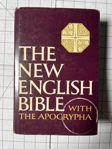 The New English Bible with the Apocrypha Standard Edition Oxford Cambridge HC/DJ - Picture 1 of 5