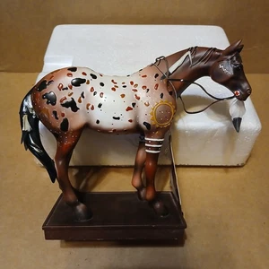 The Trail Of Painted Ponies Horse With No Name Figurine Warrior Bravery Courage - Picture 1 of 7