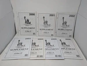 Lote de 7x: Suplemento álbum de estampillas Liberty I de Harris Estados Unidos 2000 a 2006 - Imagen 1 de 12