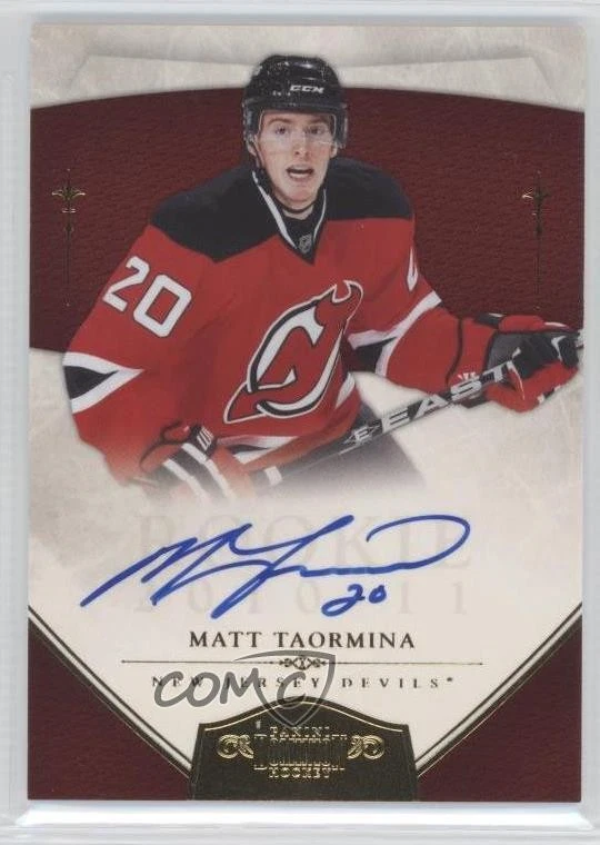 2010-11 Panini Dominion Rookie Signatures Gold /25 Matt Taormina #195 Auto RC - Image 1 of 2