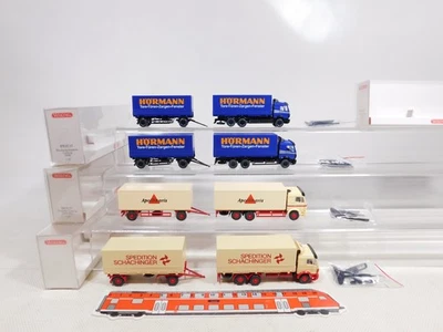 Wiking 1:87 H0 4X MB 561 01 37 571 Hörmann Schachinger SG/Mint+Box #EG941-1 - Immagine 1 di 4