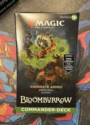 Magic the Gathering Bloomburrow Commander Deck ~ Animierte Armee ~ DEUTSCH - Bild 1 von 3
