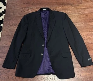 Paul Smith London The Byard 100% Wool Blazer Blue Pattern Made In Italy Size 38R - Picture 1 of 12