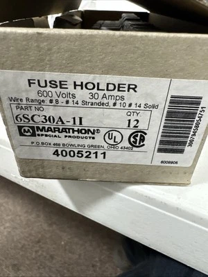 MARATHON SPECIAL PRODUCTS 6SC30A-1I (NEW IN BOX) - Image 1 of 3