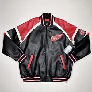 Vintage NHL Offically Licensed G-III Detroit Red Wings PVC Jacket Size XL NWT - Picture 1 of 13