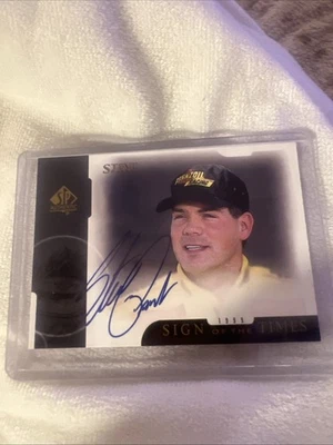 1999 SP Authentic - Sign of the Times Steve Park #SP (AU) - Image 1 of 2