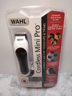 WAHL Cordless Mini Pro Haircut & Trim Clippers 14 pcs kit Razor, Sealed Package - Image 1 of 4