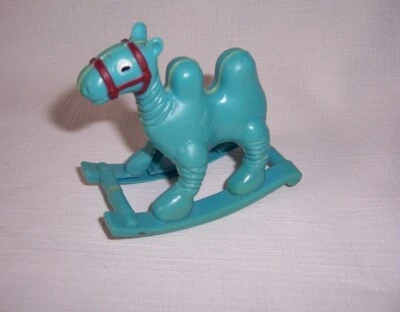 Raggedy Ann and Andy's Blue Camel with Wrinkled Knees on a Rocker Collectible - Image 1 of 4