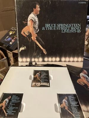 Bruce Springsteen & The E Street Band Live/1975-85  3 cassette Box Gateway Book - Image 1 of 4