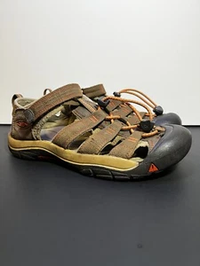 Kids Keen Newport H2 Brown Waterproof Sandals / Size 5 - Picture 1 of 9