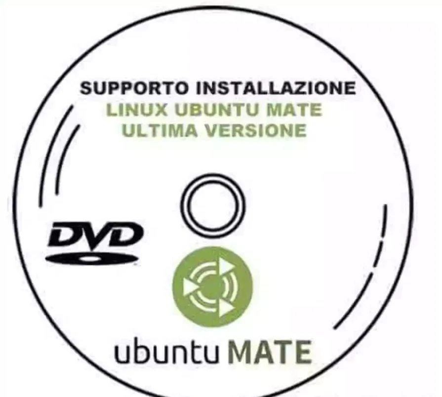 DVD Disco avviabile installazione Linux Ubuntu mate ULTIMA VERS DISPONIBILE - Immagine 1 di 1