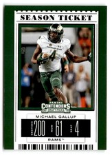 2019 Panini Contenders Draft Picks Collegiate Bowl Ticket#71 Michael Gallup
