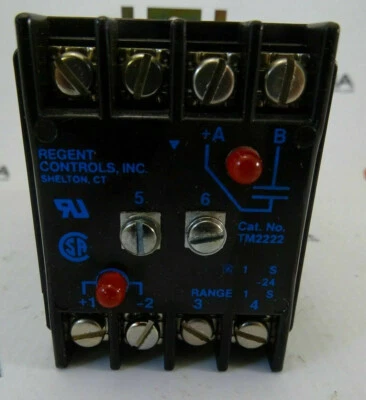 REGENT CONTROLES TM2222-24-R10S / TM222224R10S 24Vdc Temporizador 0-10Sec Foto 1 de 2