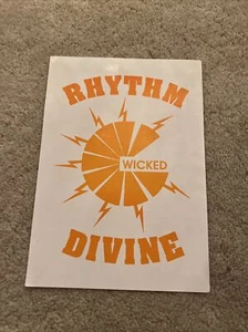 Rhythm Divine Ritzy Nightclub Gillingham Under 18s Kent 1992 Not Rave Flyer A5 - Imagen 1 de 2