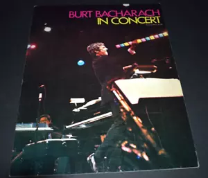 Vtg. 1970 Burt Bacharach in Concert Program - Autographed - Picture 1 of 5
