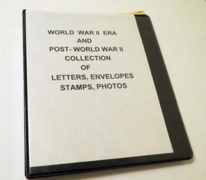 WW2 AND POST WW2 ERA COLLECTION OF LETTER DOCS PHOTOS INC BLACK SAILOR - Picture 1 of 12