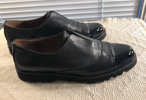 DONALD PLINER CLOUD BLACK SLIP ON SHOES SIZE 9.5 NEW - Picture 1 of 6