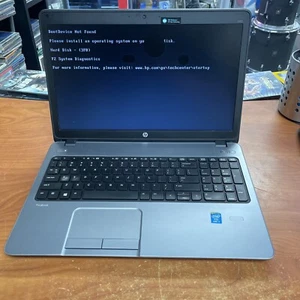 HP PROBOOK 450 G1 INTEL CORE I3-4000M 2.40GHZ 4GB RAM NO HD Broken Screen - Picture 1 of 7