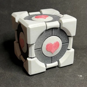 Portal Companion Cube Gift & Ring Box - 3D Printed - Picture 1 of 21