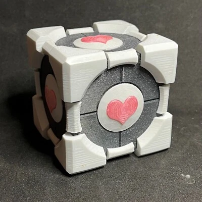 Portal Companion Cube Gift & Ring Box - 3D Printed - Image 1 of 4