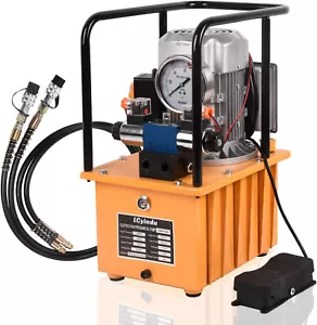 Bomba eléctrica hidráulica válvula solenoide de doble acción de 8,4 cuartos de galón 2,1 galones DB075-D2 - Imagen 1 de 9