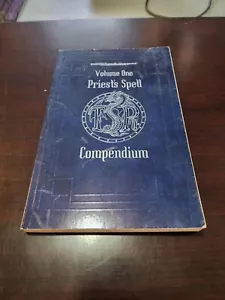Vintage 2nd Edition Dungeons & Dragons Priests Spell Compendium, Volume 1, nice! - Picture 1 of 2