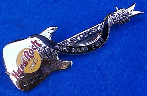 GUITARRA VELENO PLATEADA SYDNEY DEAD ROCKER *MARC BOLAN T.REX* PIN Hard Rock Café - Imagen 1 de 1