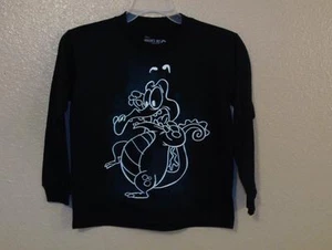 NEW  WHERE'S MY WATER?  black long sleeve shirt YOUTH size M MEDIUM (8)     64NU - Picture 1 of 1