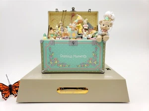Precious Moments Toy Chest Motorized Action Musical Tune, AC & Original Box Inc - Picture 1 of 23