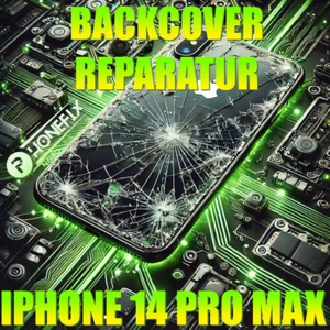 iPhone 14 Pro Max Backcover Reparatur Rückseite Glas 🔥 PROFESSIONELL 🔥 EXPRESS - Bild 1 von 2