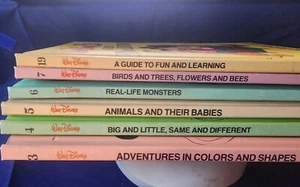 Bantam 1983 de la biblioteca divertida de aprender de Walt Disney volúmenes 3, 4, 5, 6, 7, 19 vintage - Imagen 1 de 13