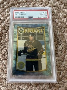 1994 FINEST #24 PAVEL BURE CANUCKS HOF LOW POP PSA 10 GEM