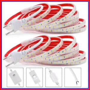 230V LED Streifen Stripe Warmweiß 120LEDs/m Selbstklebend Lichtband Lichterkette - Bild 1 von 22