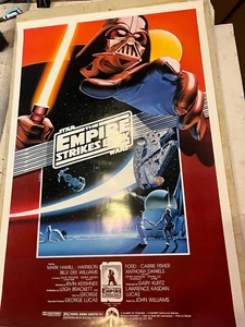 Star Wars ESB 1990 10th ann. one sheet movie poster rolled 27x41 425 - Picture 1 of 5