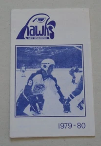 Moncton Hawks AHL pocket schedule 1979-1980 - Foto 1 di 2