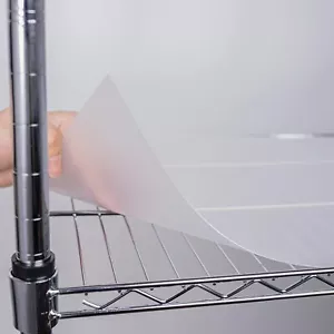 Wire Shelf Liners Heavy Duty Plastic Liner Set Of 5 Waterproof Shelves Protector - Picture 1 of 6
