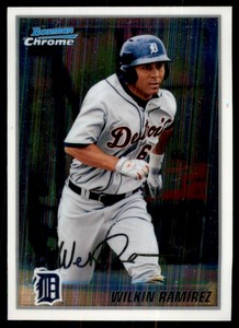2010 Bowman Chrome Prospects Autographs Wilkin Ramirez Detroit Tigers #BCP191