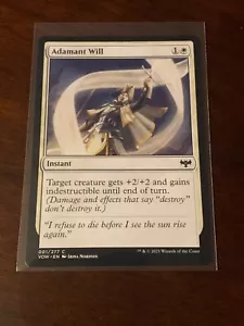 Magic Gathering Innistrad Crimson Vow Adamant Will - Picture 1 of 2